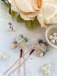 紫荆花小钗 有同款发夹