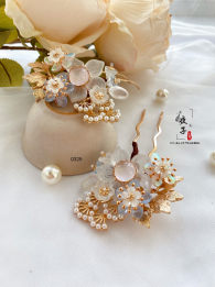 紫荆花小钗 同款发夹0276